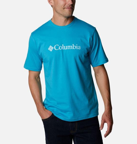 Columbia T-Shirt Herre CSC Basic Logo Blå ORQT96703 Danmark